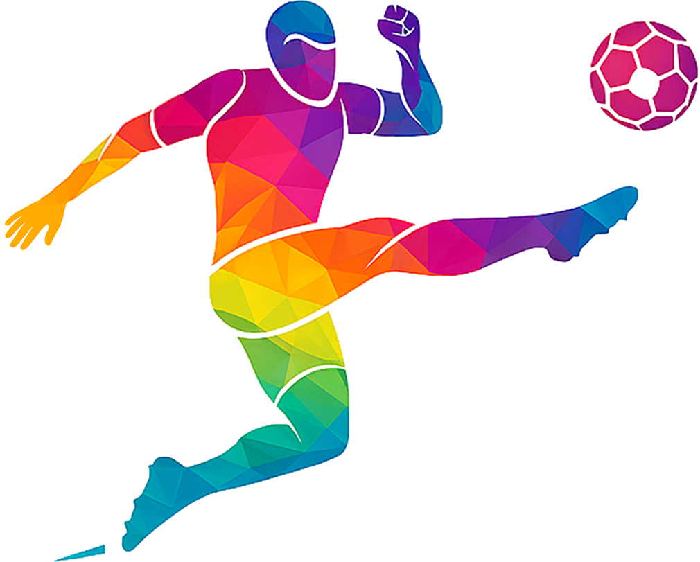 multi-colored and facated striker